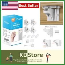 Baby Proof Magnetic Cabinet Locks Child Safety Locks Pack of 4 No Tools