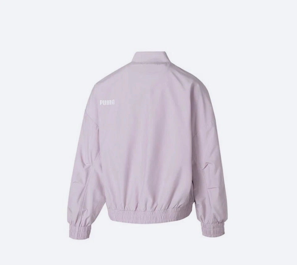 PUMA Style Full Zip Jacket Womens Purple Casual Athletic Outerwear 62368760 - Image 3 of 4