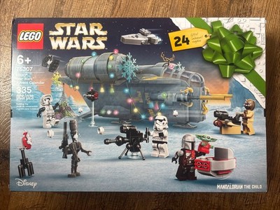 New! LEGO Star Wars Advent Calendar 75307 Mandalorian Grogu 2021 Retired/SEALED!