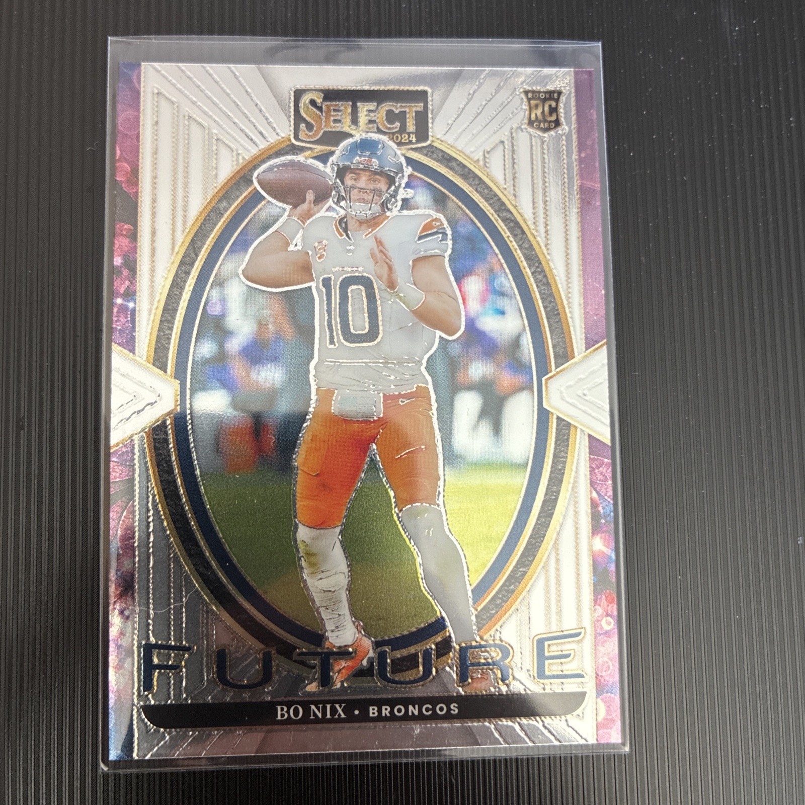 2024 Panini Select - Select Future Bo Nix #7 Silver Prizm (RC)