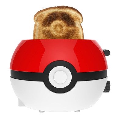 Uncanny Brands Pokemon Pokeball Halo Toaster Toasts A Pokeball On Your Bread