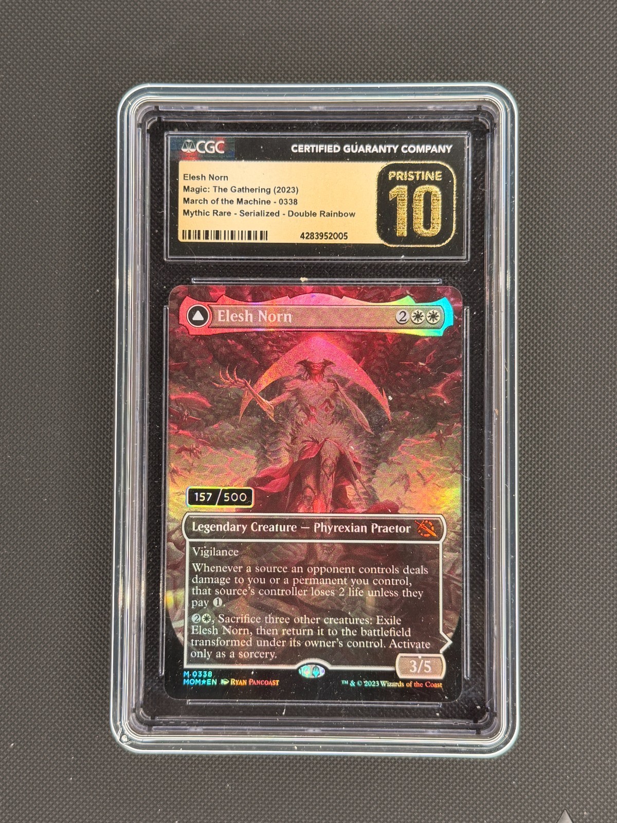 2023 MtG Magic the Gathering March of Machines - Serialized Elesh Norn /500