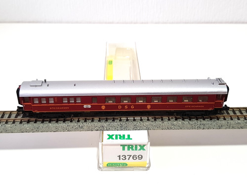 COCHE RESTAURANTE 1050 MITROPA DSG ÉPOCA III MINITRIX 13769 (H994) | Zustand: Nuevo