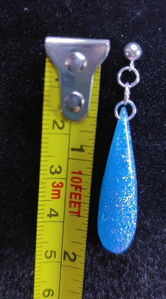 Orecchini In Resina Argento  - Immagine 2 di 4