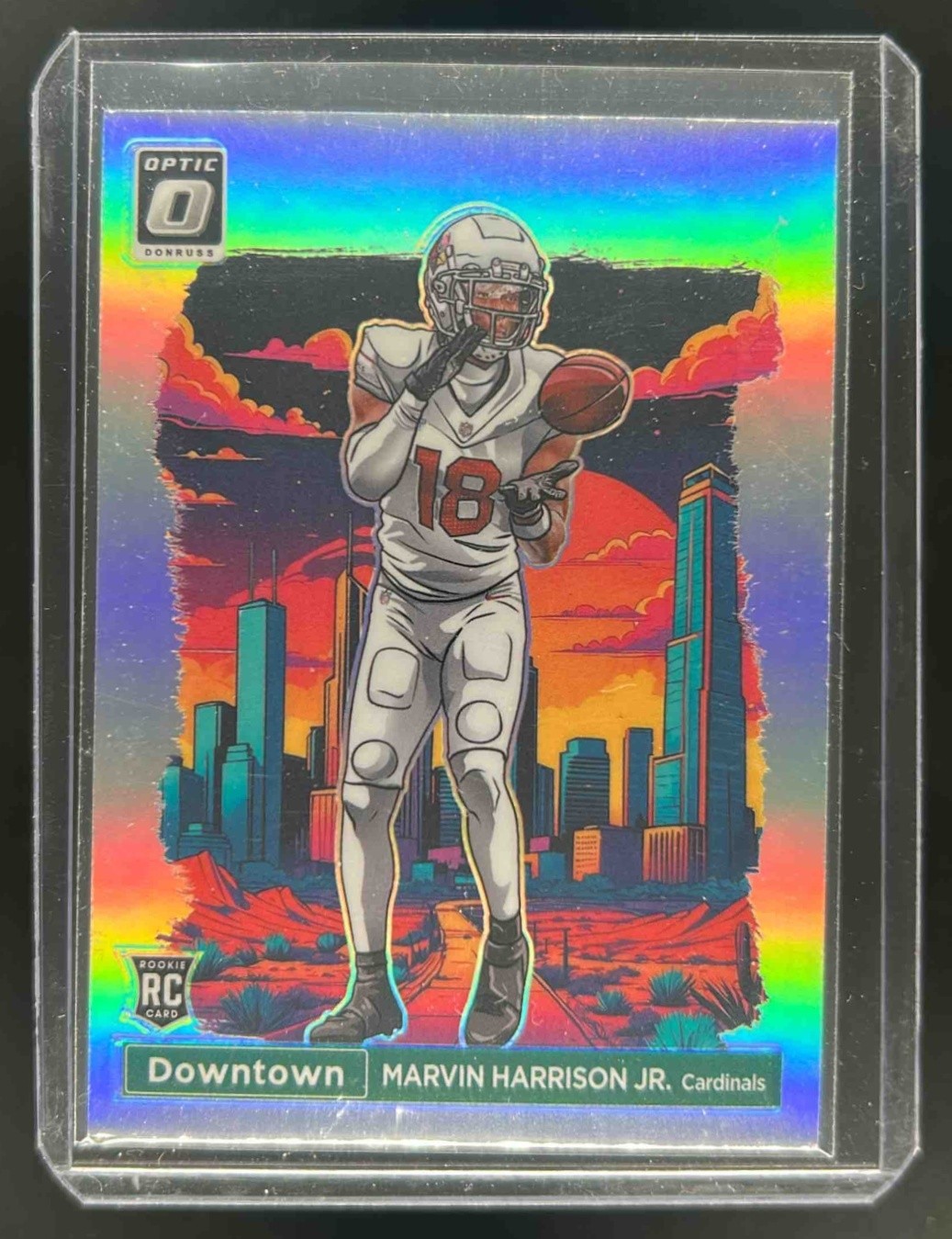 2024 Donruss Optic Marvin Harrison Jr. Downtown! RC SSP #12 Cardinals