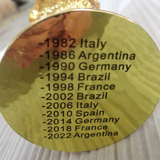 Réplica trofeo resina escultura fútbol campeón premio 14,2 pulgadas/36 cm Copa Mundial