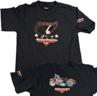 Vtg Harley Davidson Cafe Shirt Las Vegas Double Sided Eagle Motorcycle Tee SM