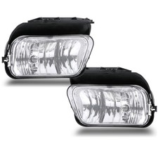 Fog Lights Compatible with 2003-2007 Chevy Silverado 1500 2500 3500 - 9005 Bulbs