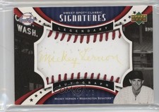 2007 Sweet Spot Classic Legendary Red Stitch Gold Ink Mickey Vernon Auto 1h1
