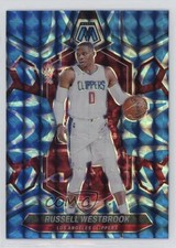 2023-24 Panini Mosaic Reactive Blue Mosaic Prizm Russell Westbrook #19 0i1b