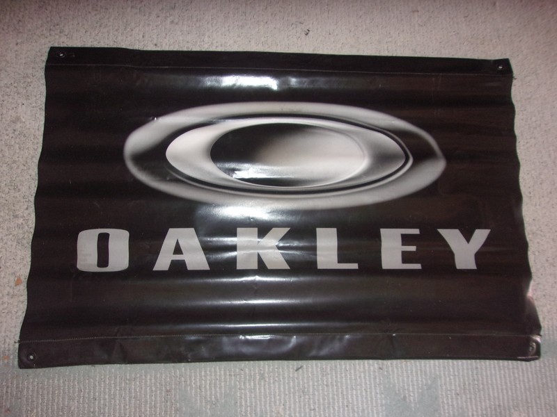 OAKLEY 2006 EVENT PROMOTION VINYL BANNER - 40" x 27" 32-941 Double Sided