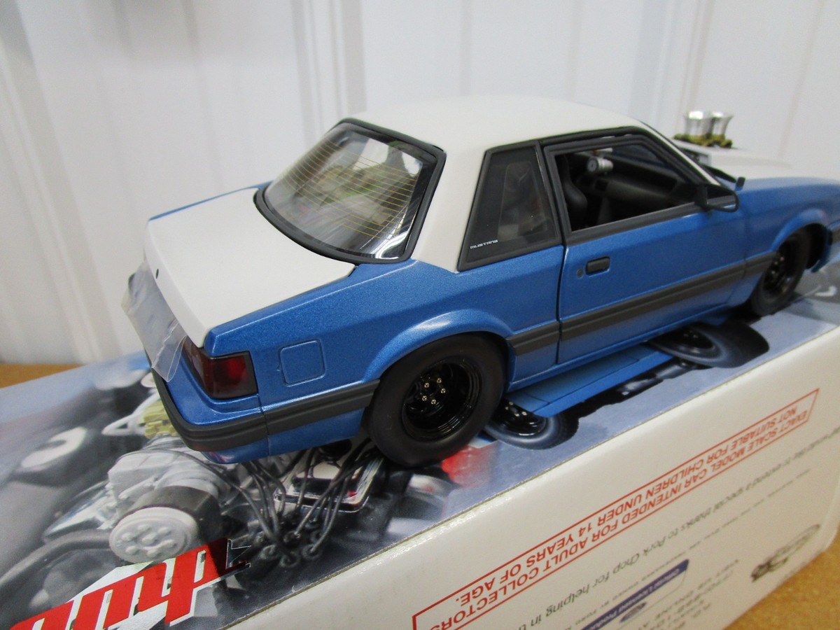 1987 Ford Mustang Pork Chop Shop GMP 1/18 diecast car box NEVER