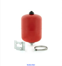 12L Expansion Vessel Red Central Heating 12 Litre Tank Bracket & Strap, Altecnic