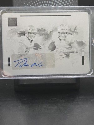 2025 Panini Impeccable - Canvas Creations Signatures Puka Nacua 1/1 Autograph 