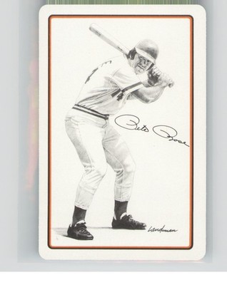 Pete Rose 1977-78 Sports Deck Playing Cards Landsman 7 of Hearts