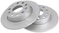 2X A.B.S. Bremsscheibe Beschichtet 17520 FüR Seat VW Audi Skoda Caddy A3 1K1 8P1