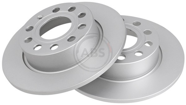2X A.B.S. Bremsscheibe Beschichtet 17520 FüR Seat VW Audi Skoda Caddy A3 1K1 8P1-image
