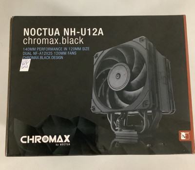 Noctua NH-U12A Chromax.Black 120mm Single-Tower CPU Cooler Black