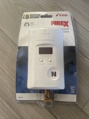 Kidde Firex Plug In Carbon Monoxide Alarm Detector w/ Battery Backup 900007601
