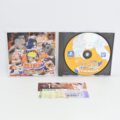 PS1 NARUTO Shinobinosato Jintori Spine Playstation für JP System p1