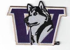 University of Washington Huskies Embroidered 3.5in Iron / Sew-On Patch