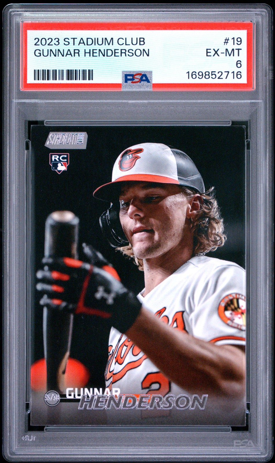 2023 TOPPS STADIUM CLUB #19 GUNNAR HENDERSON ROOKIE RC PSA 6