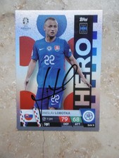 Stanislav Lobotka autograph signed TC Topps Euro 2024 "Slovakia"