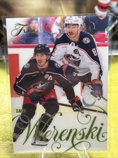 Fleer 2025-26 Flair Hockey Zach Werenski Forecheck Serial #15/349 Blue Jackets