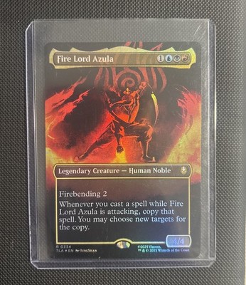 Fire Lord Azula (0334) (Borderless) Avatar: The Last Airbender Foil