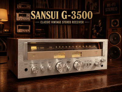 SANSUI G-3500  RaRe  Vintage Stereo Receiver