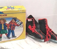 Ice Skates Figure Skates W/ Original Box Lake Placid  Size Boys 12 Double Blades
