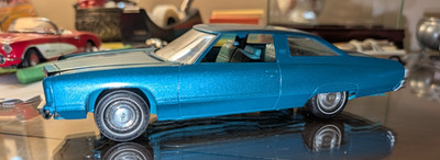 MPC 1974 Chevrolet Caprice Hardtop 1/25 Scale Dealer Promo - Aqua Blue
