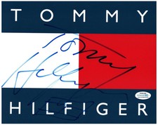 Tommy Hilfiger Signed Autographed 8x10 Photo Fashion Designer ACOA