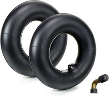 2X 4.10/3.50-4 Inner Tube Bent Valve 410/350-4 Innertubes Wheelbarrow Wheel Tyre