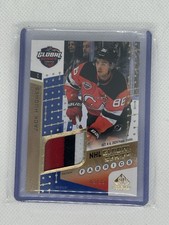 2025-26 SP Game Used Hockey Jack Hughes Global Series Patch /35 3Clr