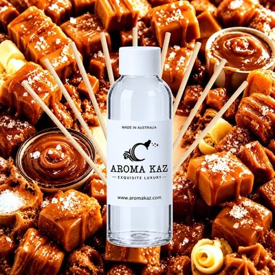 Salted Caramels Reed Diffuser Oil Refill Vegan Alcohol-Free 3 Sizes