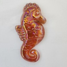 Vintage Iridescent Seahorse paperweight