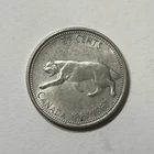 1967 Canada 25 Cent Bobcat Centennial Canadian Quarter Coin 80% Silver