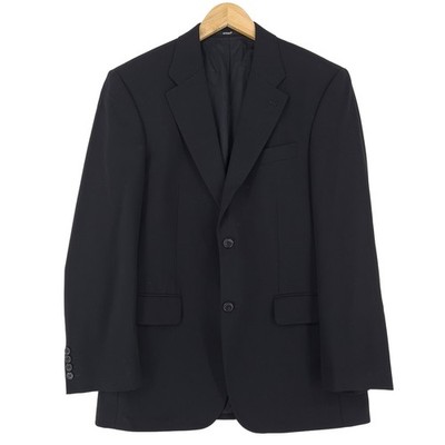 Digel Herren Sakko Blazer aus Schurwolle Sportcoat Formal Schwarz EU 48 38R SP7