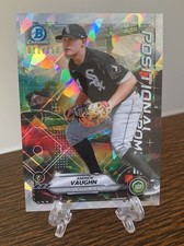 2021 Bowman Positional Promises Chrome Atomic POS-AV Andrew Vaughn /150 Rookie