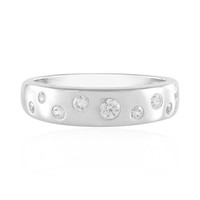 Cavill Damenring Silber 925 Sterlingsilber Platiniert Zirkonia 0,31Ct