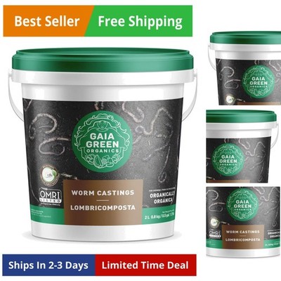 2 Liters All-Purpose Worm Castings Powder for Improved Soil Quality, Recommen...