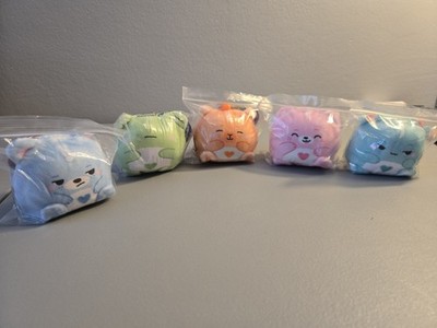 Top Trenz Super Sugar Duper Squisher Moody Minis 5 Bears Mini Plush