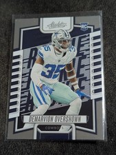 2023 Panini Absolute #186 Demarvion Overshown RC Rookie Cowboys Football Card. rookie card picture