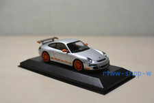 Minichamps 1:43 Porsche 911 GT3 RS (997) Silver Metallic / Orange Car model