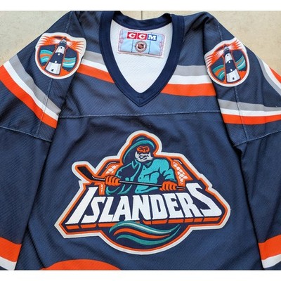 NHL 90s CCM New York 古着 ホッケーシャツ Vintage Eric Hockey