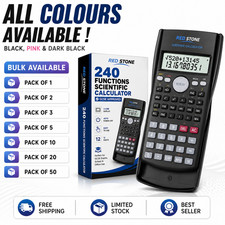 SCIENTIFIC CALCULATOR ELECTRONIC OFFICE 12 DIGITS SCHOOL EXAMS GCSE WITH UK