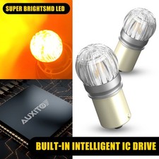 Super Amber 1156  1141 1156A LED Turn Signal Light Anti Hyper Flash Error Free