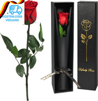 Yamonic Ewige Rose Geschenke FüR Frauen,Infinity Rose Mit Stiel Valentinstagsges