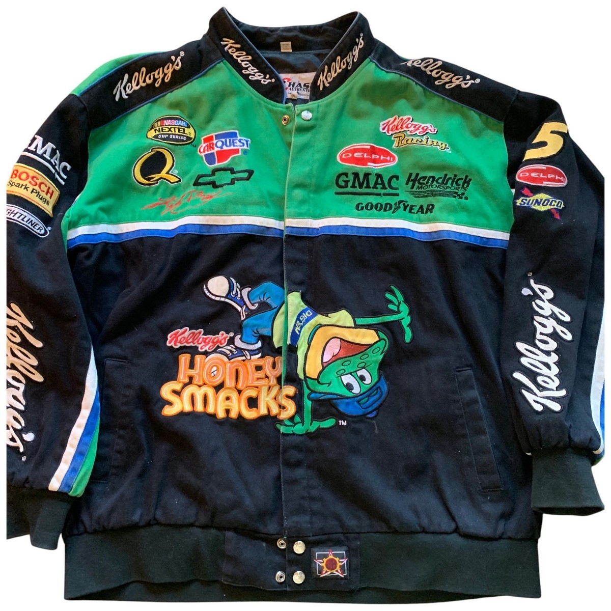 Vintage Style Kyle Busch Jacket Kellogg's Honey Smacks Racing